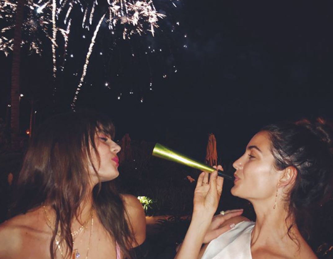 Taylor Hill and Lily Aldridge