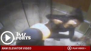 Ray Rice -- ELEVATOR KNOCKOUT ... Fiancee Takes Crushing Punch (Video)