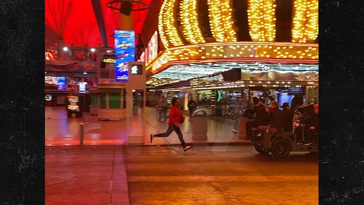 The Weeknd, Travis Scott, & Tyga All Spotted In Lobby Of Las Vegas Hotel