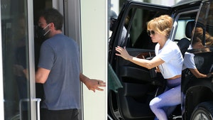 Jennifer Lopez & Ben Affleck Hit Gym Together in Miami