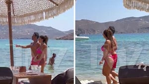 Teresa Giudice Looking Good in Pink Bikini on Greek Honeymoon with Hubby