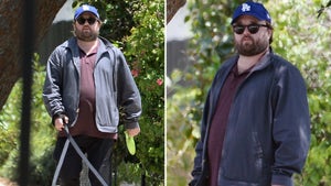 Hailey Joel Osment Walking His Dogs Wearing A Dodgers Hat