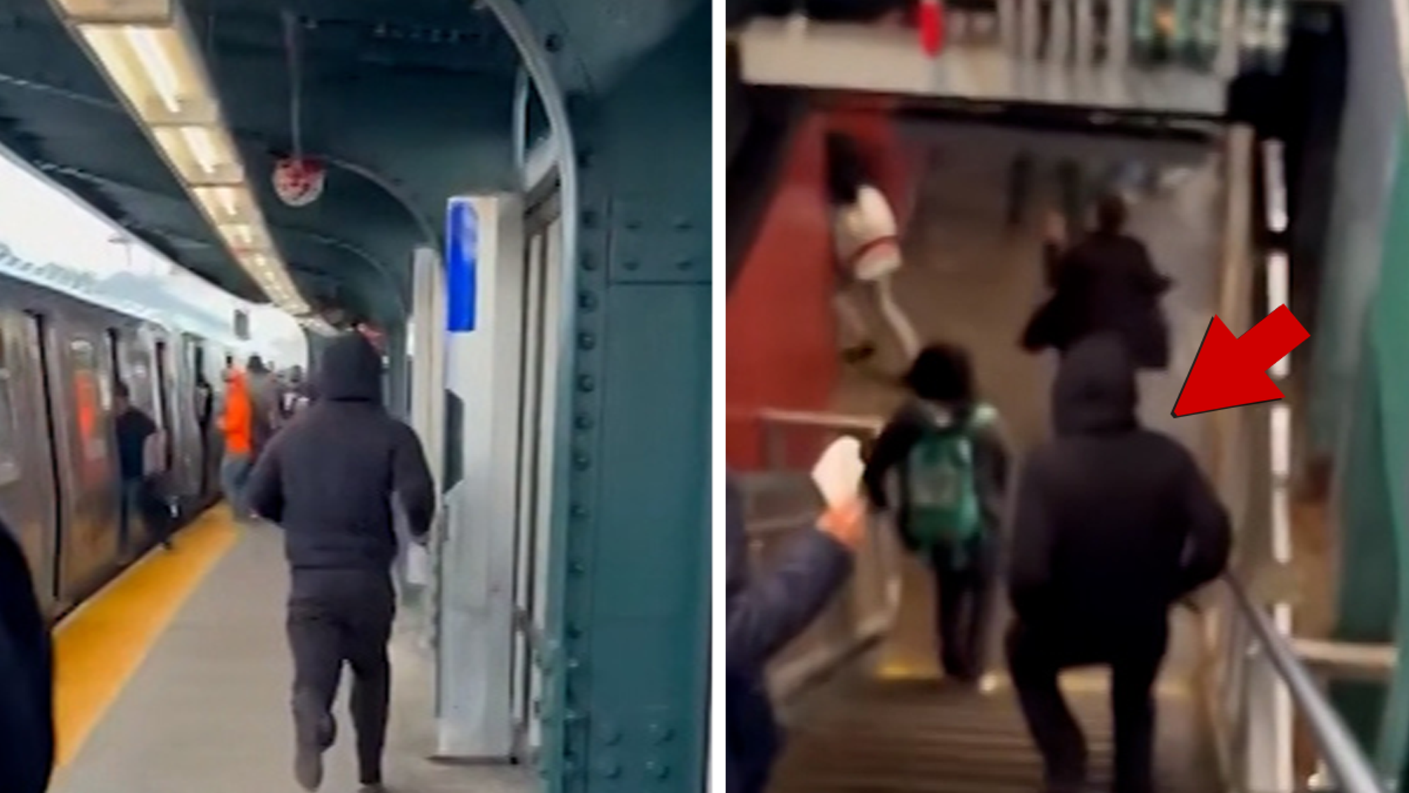 Wild Video Shows Man Running Away After Fatally Stabbing Someone on NYC Subway