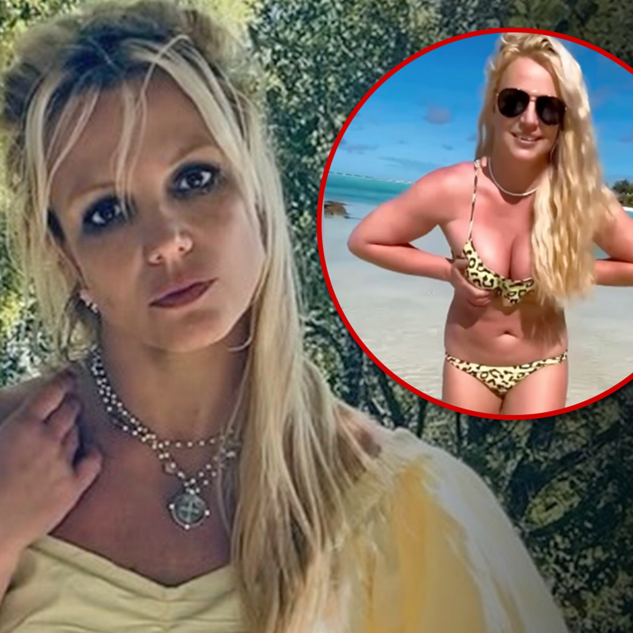 Britney Spears Provides Cryptically Dark Update, Frolics On Beach