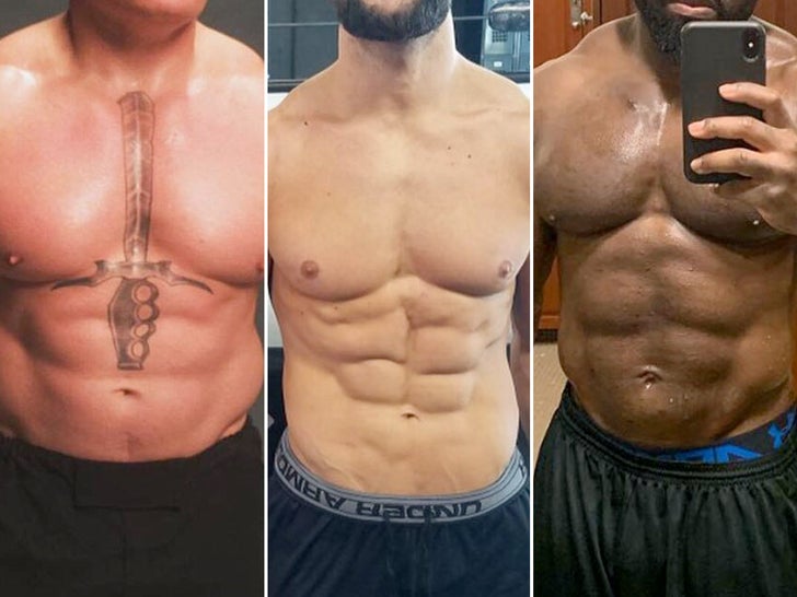 WWE Shredded Stomachs -- Guess Who!