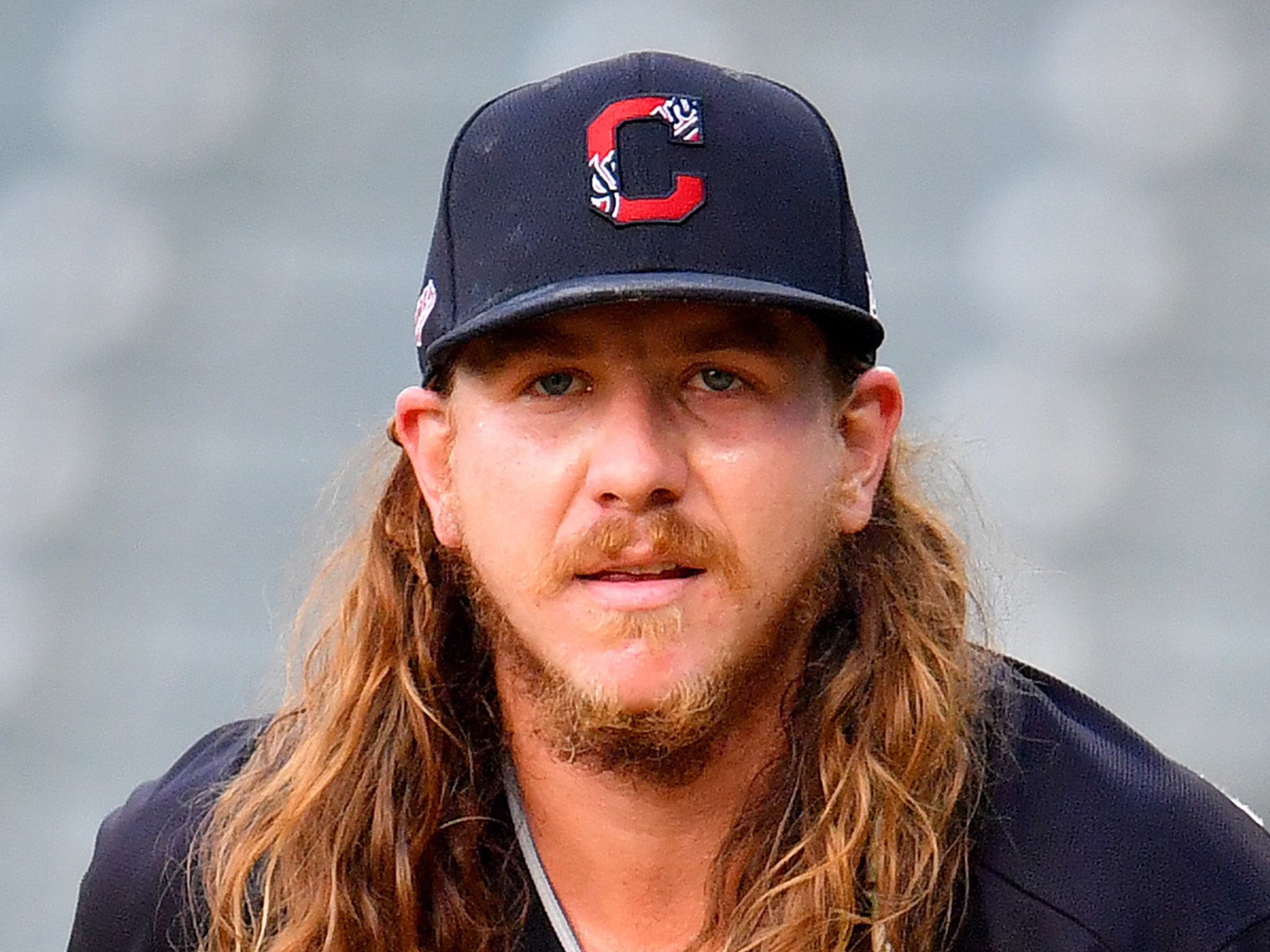 Mike Clevinger rocked a wild hairstyle during latest start