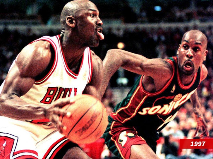 gary payton guarding michael jordan getty