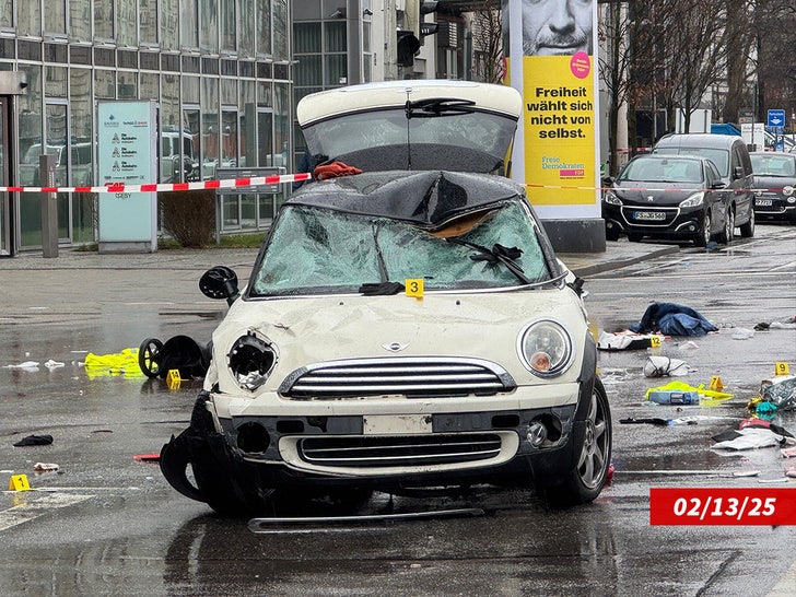 Mobil Munich membajak ke orang getty