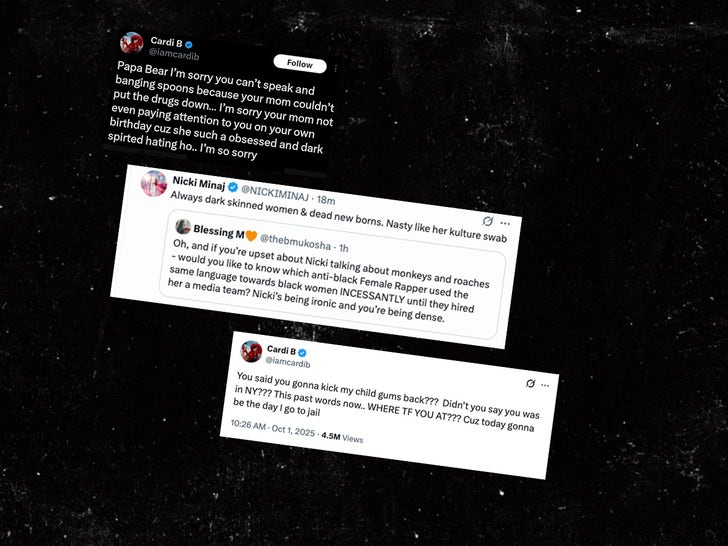 Cardi B And Nicki Minaj's Heated Disses Over Stefon Diggs On X