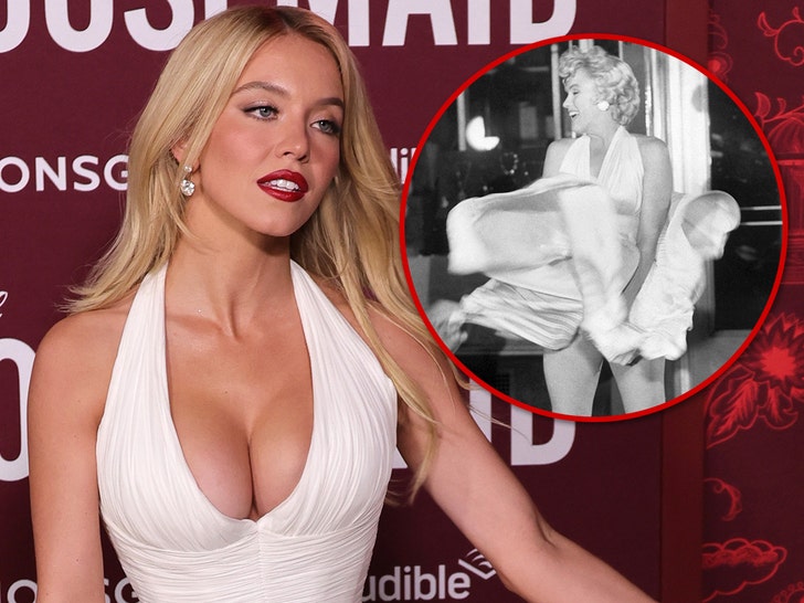 marilyn monroe and sydney sweeney getty 2