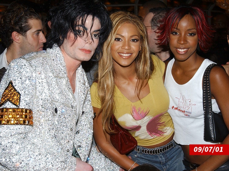 beyonce and michael jackson getty