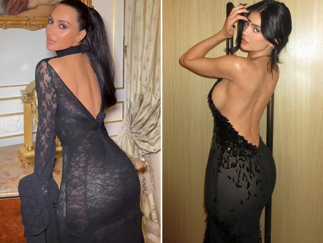 Kim Kardashian vs. Kylie Jenner (Bare Back Sisters Edition)