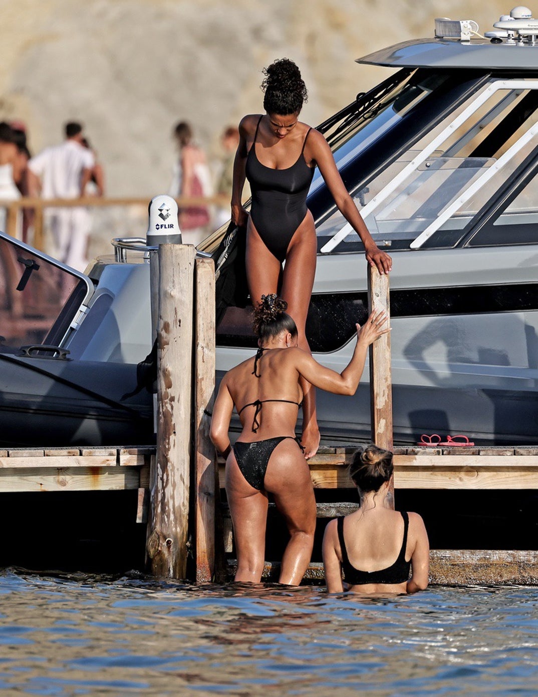 Lori Harvey Tina Kunakey Dip In Ibiza 3