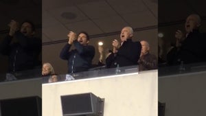 Bradley Cooper -- Sings Eagles Fight Song ... With Team Owner (VIDEO)