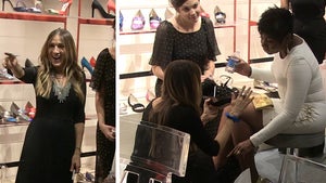 Sarah Jessica Parker Digs In Her Heels At D.C. Store Launch (VIDEO)