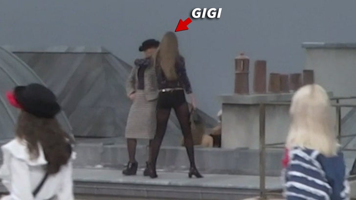 Gigi Hadid Confronts Chanel Runway Crasher At Paris Fashion Week