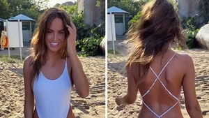 Model Haley Kalil Goes Full 🍑 For SI Swim Shoot, Party in the Back!