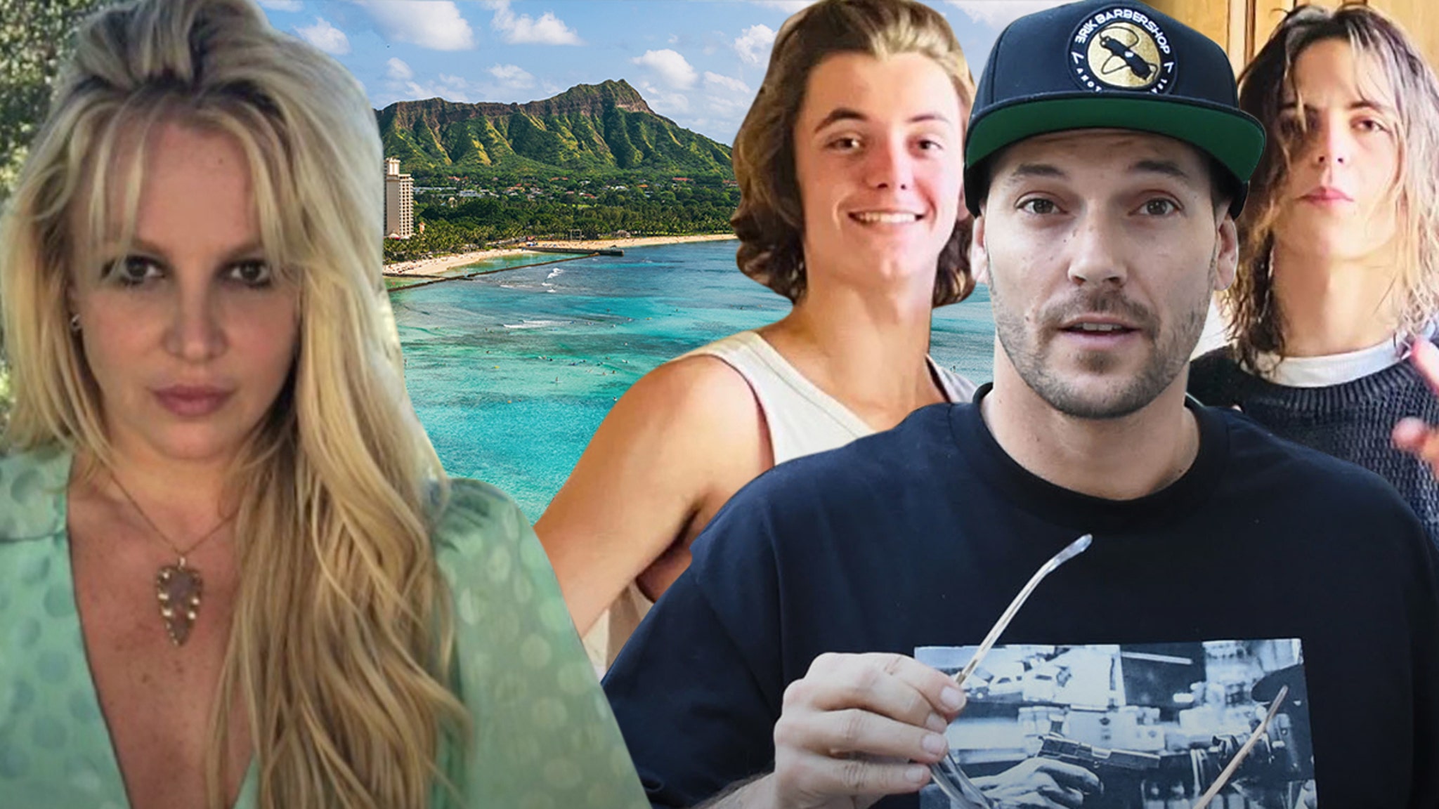 Britney Spears’ Sons Plan to Move to Hawaii with their Dad Kevin Federline