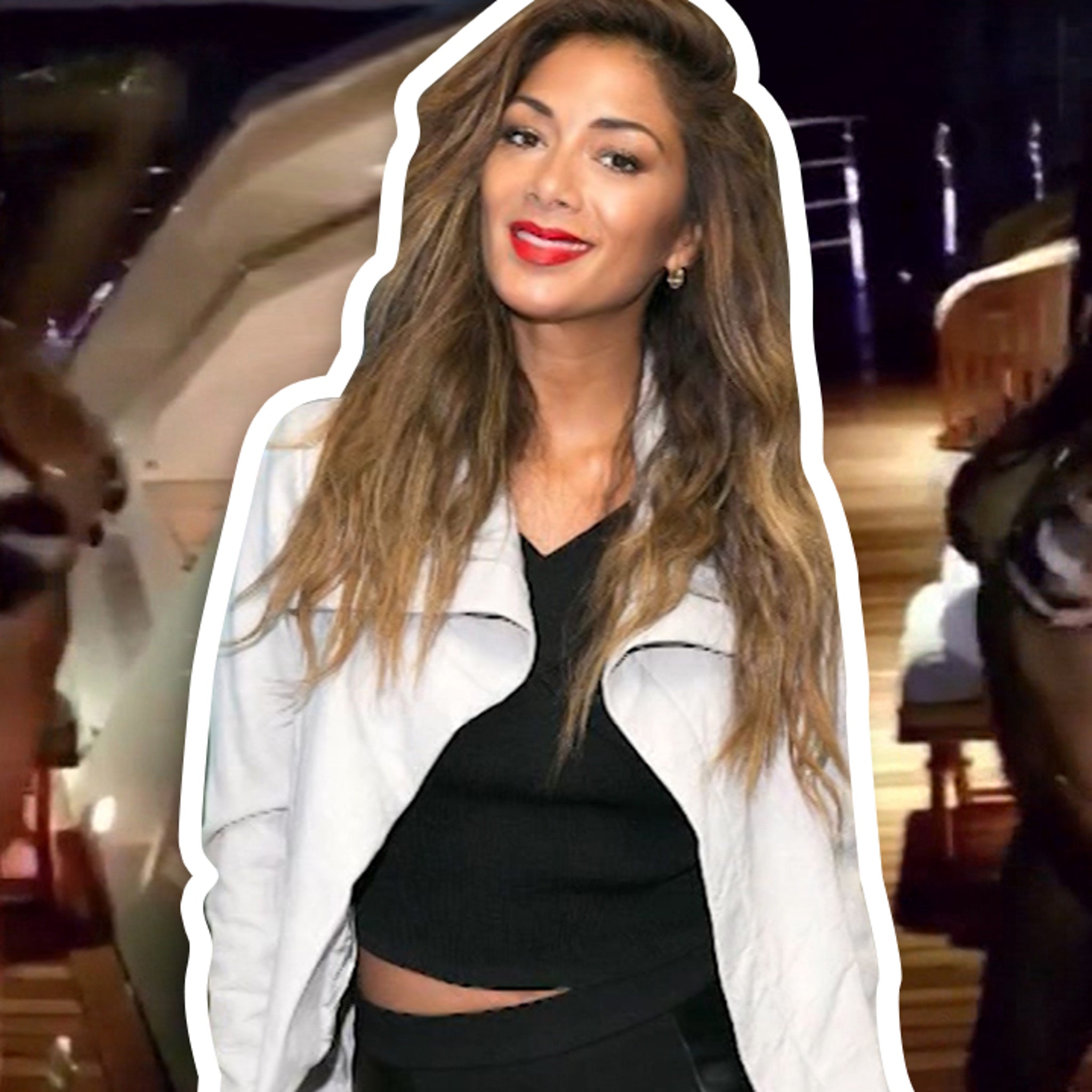 Nicole Scherzinger is Half Naked and Dancing Under a Shower on a Yacht