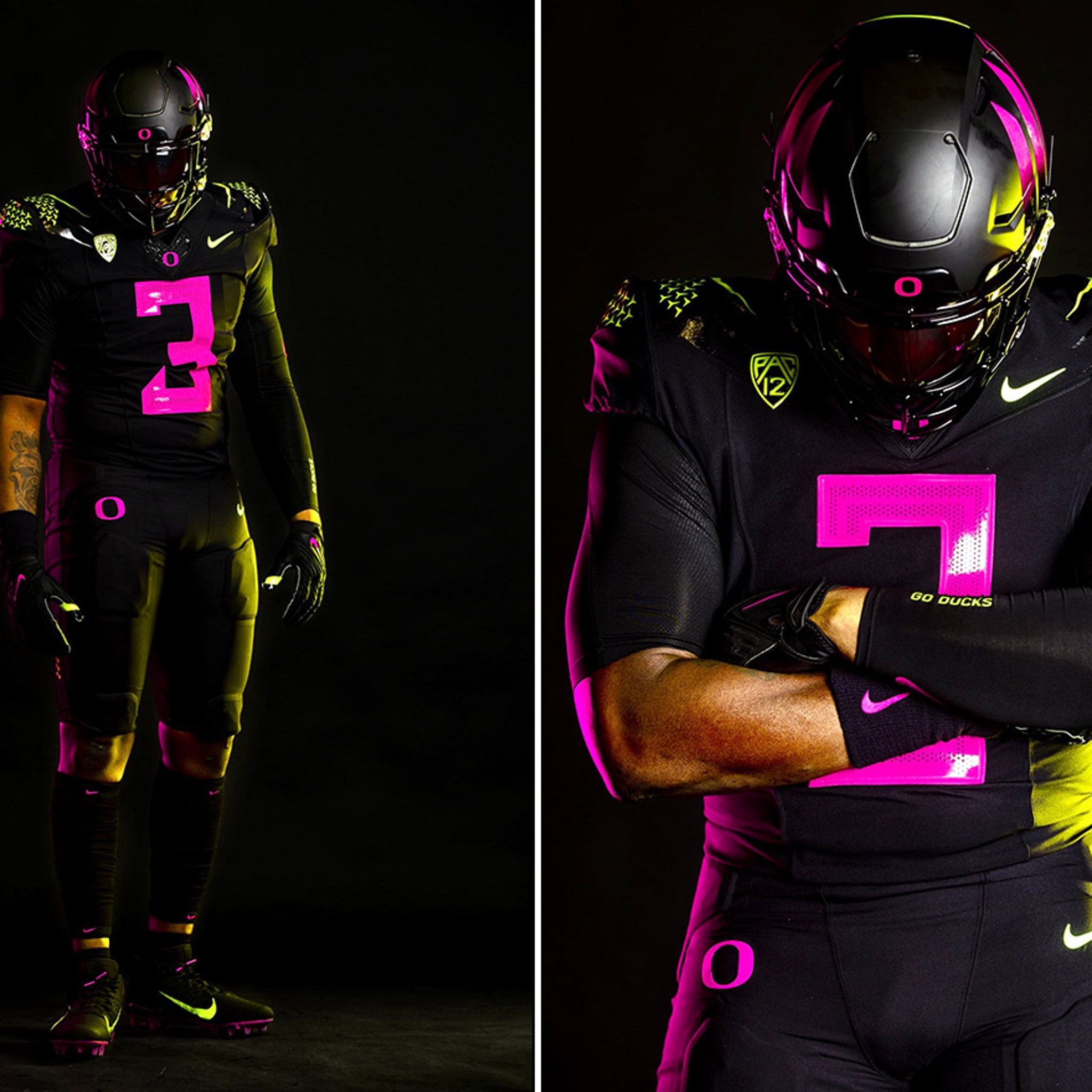 Oregon Unveils Neon Pink 'Stomp Out Cancer' Jerseys For UCLA Game