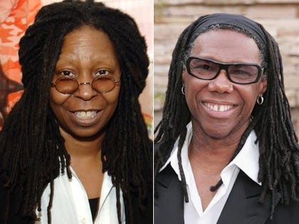 Whoopi Goldberg and Nile Rodgers