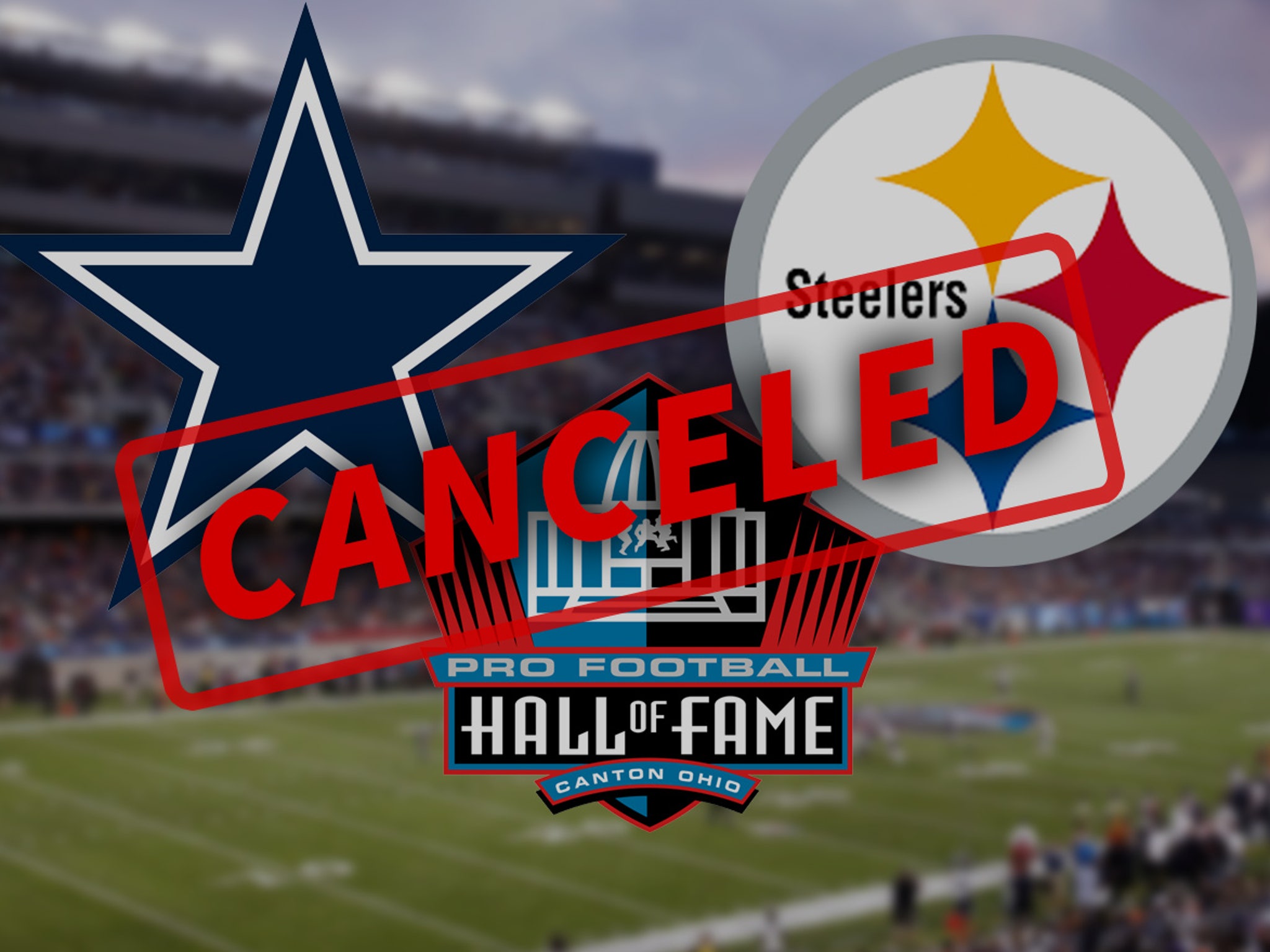 Cowboys vs. Steelers HOF Game Canceled, 2020 Ceremony Pushed to Next Year