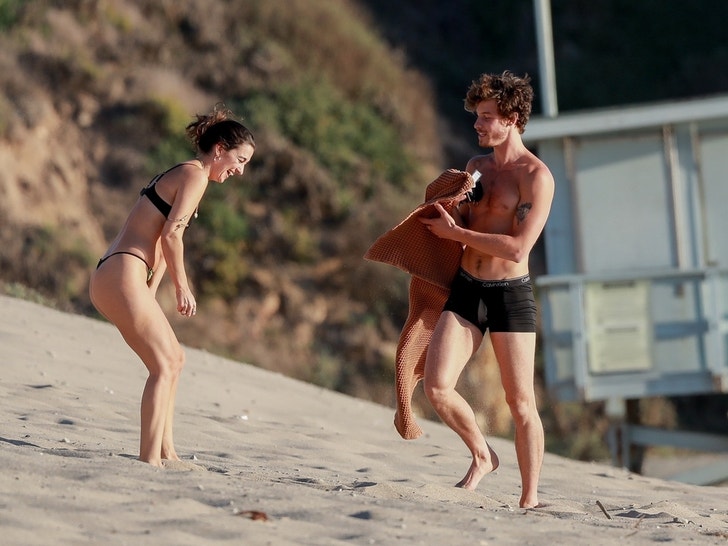 Shawn Mendes Strips Down With Possible GF In Malibu