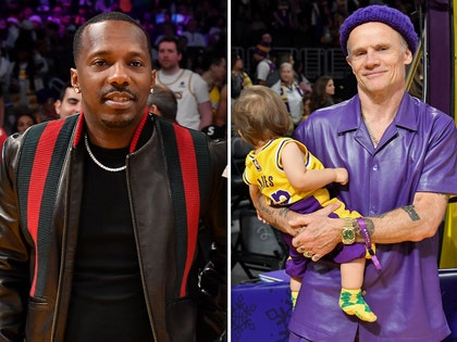 celebs at lakers game