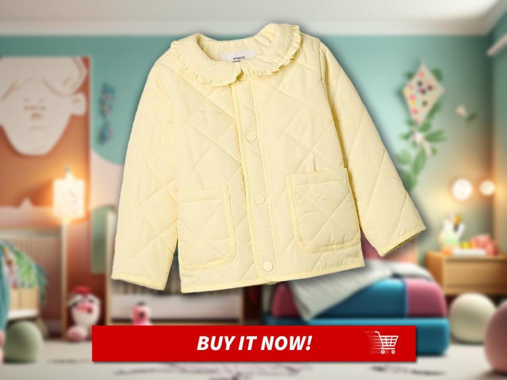 Toddlers-and-Baby-Girls'-Midweight-Field-Jacket-with-Ruffle-MAIN