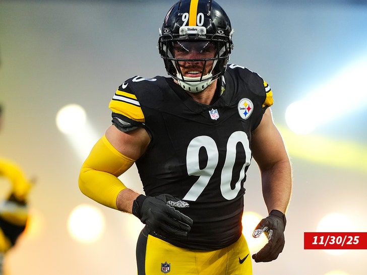 tj watt o the field getty