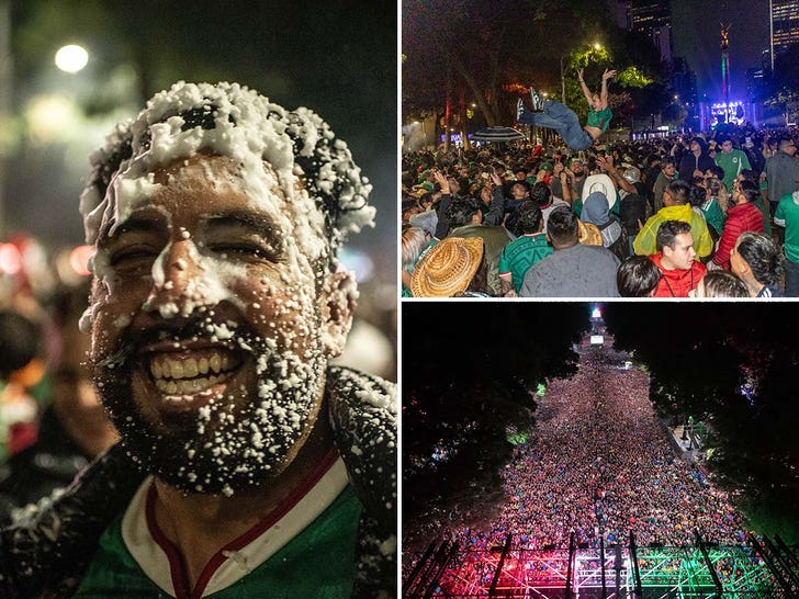 Mexico City Celebrates World Cup Knockout Round Win