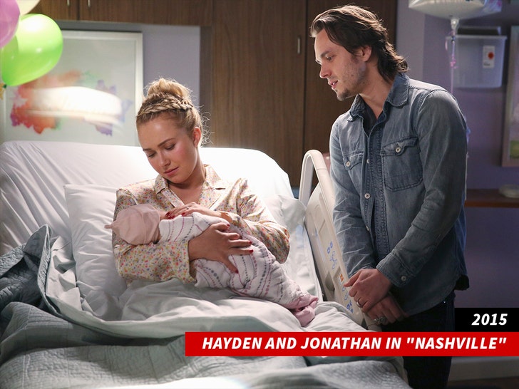 Hayden Panettiere and Jonathan Jackson in Nashville Everett Collection 1