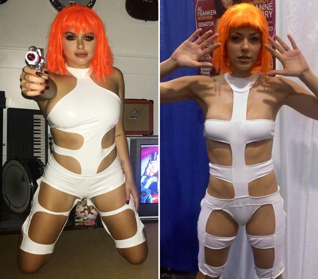 Ariel Winter vs. Adrianne Curry -- Leeloo Edition