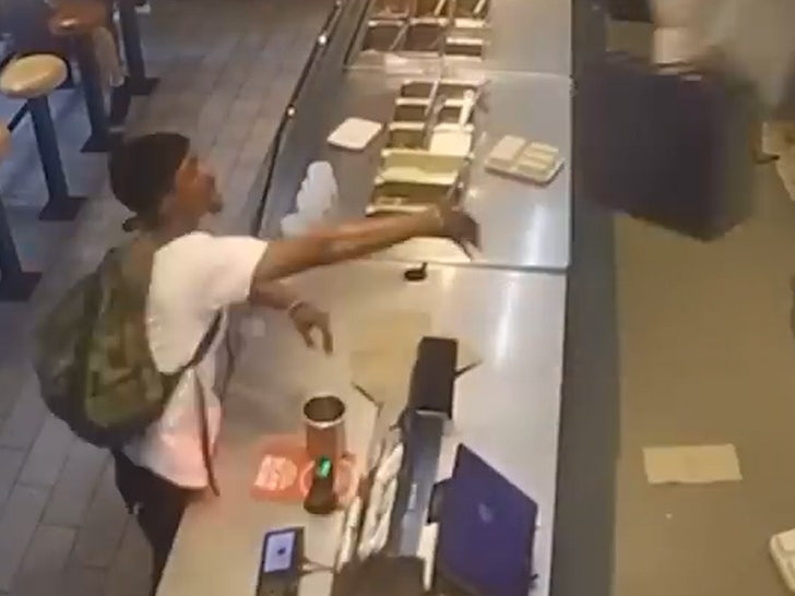 Man Jumps Over Starbucks Counter To Steal Box of Popular Stanley Cups