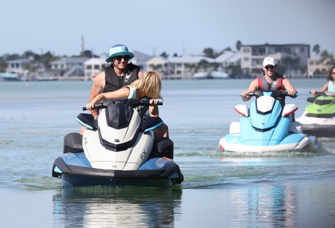 Sydney Sweeney Skimpy Bikini Jet Ski Scooter Braun 1