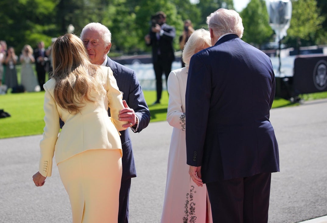 Donald Trump Greets King Charles III And Queen Camilla At White House 2