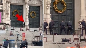 NYC Cathedral Shooting Captured on Video, Gunman Killed by Cops