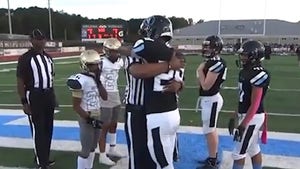 Soldier Surprises FB Player Son During Coin Toss After Return From Overseas
