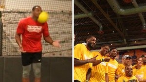 Adrian Peterson, Andre Johnson Play Charity Dodgeball, Eric Reid Takes Headshot