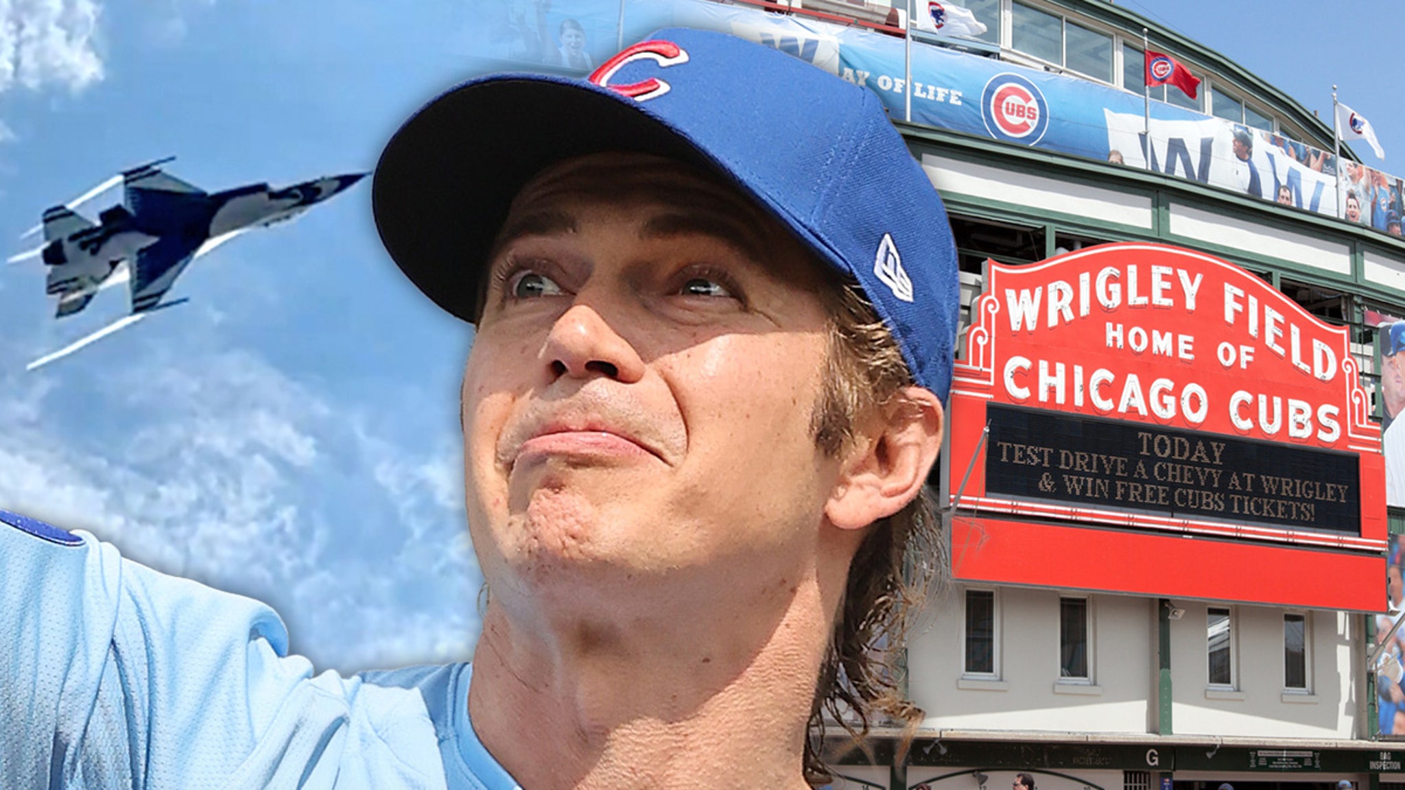 Cubs Duck For Cover, Actor's Song Derailed After Fighter Jet Buzzes Wrigley Field