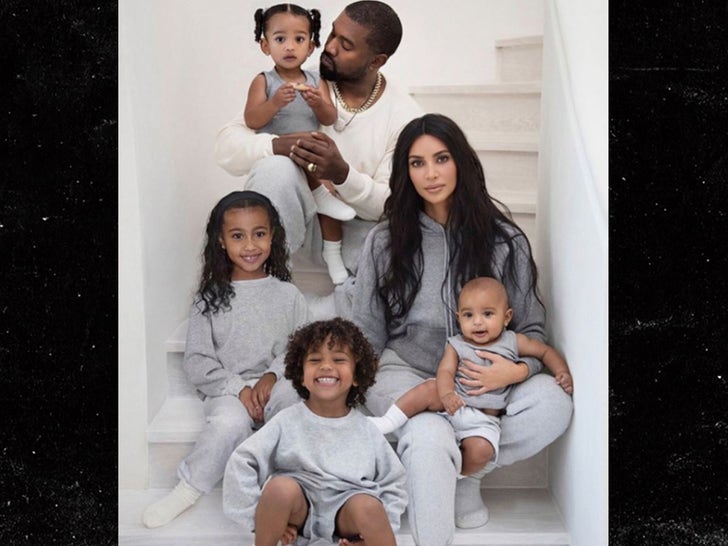 Kanye West and Kim Kardashian's Family Photos