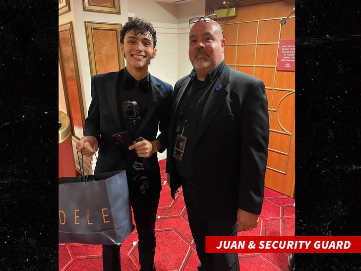 Juan and Security Guard