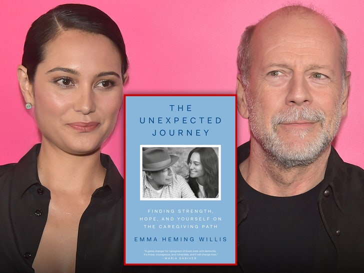 Emma Willis Bruce Willis Buku Getty Composite