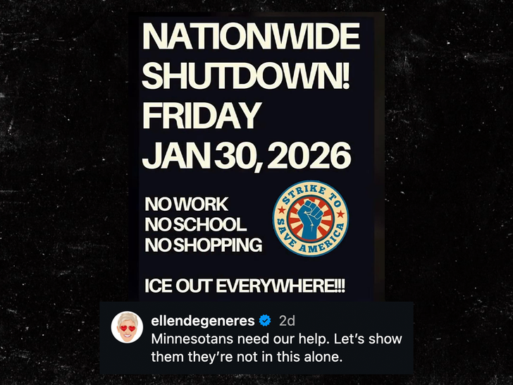 Ellen DeGeneres mira a Instagram