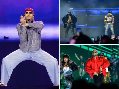 Chris Brown and Usher