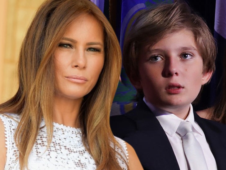 Melania Trump Staying in NYC for Now To Be with Barron