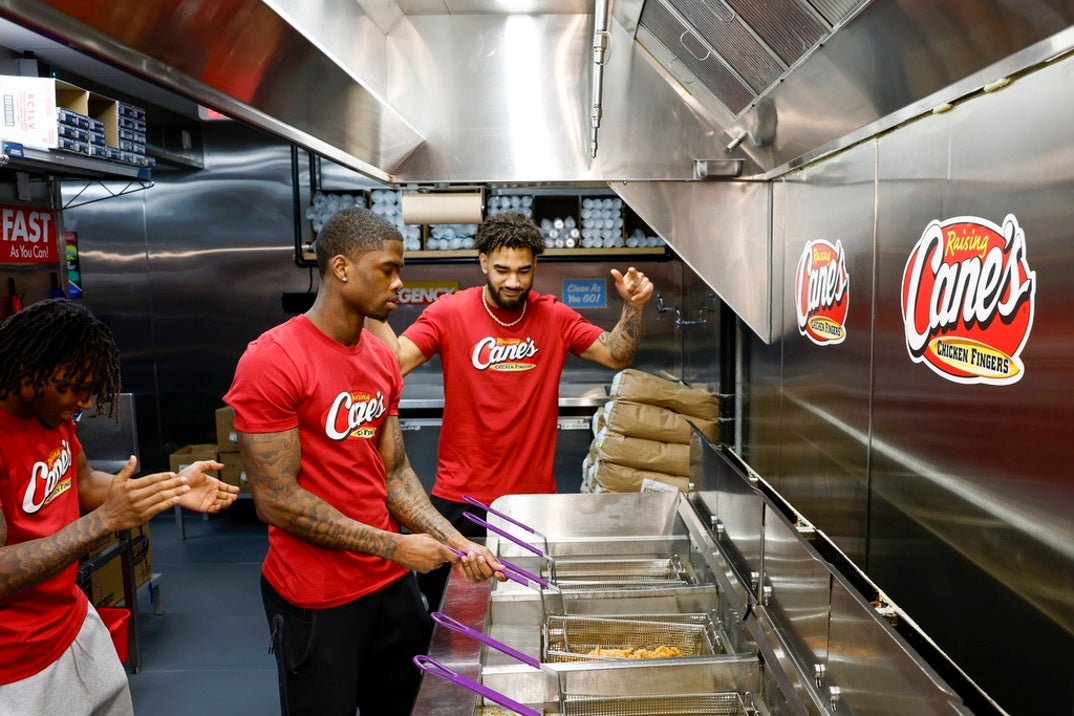 Elijah Sarratt D'Angelo Ponds Jamari Sharpe At Raising Cane's 8