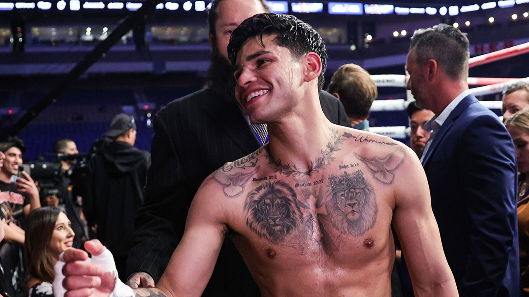 Ryan Garcia Admits He's Insecure About His Tattoos After Fan's Mean Tweet