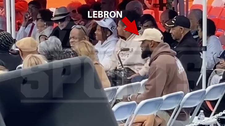 LeBron James Attends Nephew's HS Graduation Amid Retirement Speculation