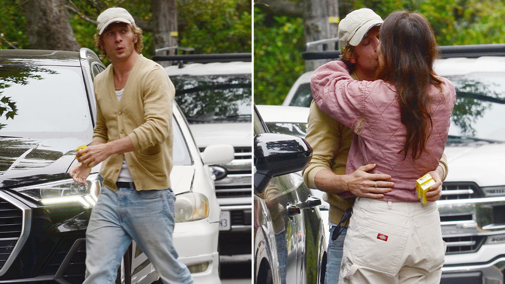 Jeremy Allen White kisses his co-star from “The Bear” on Rosalía’s birthday